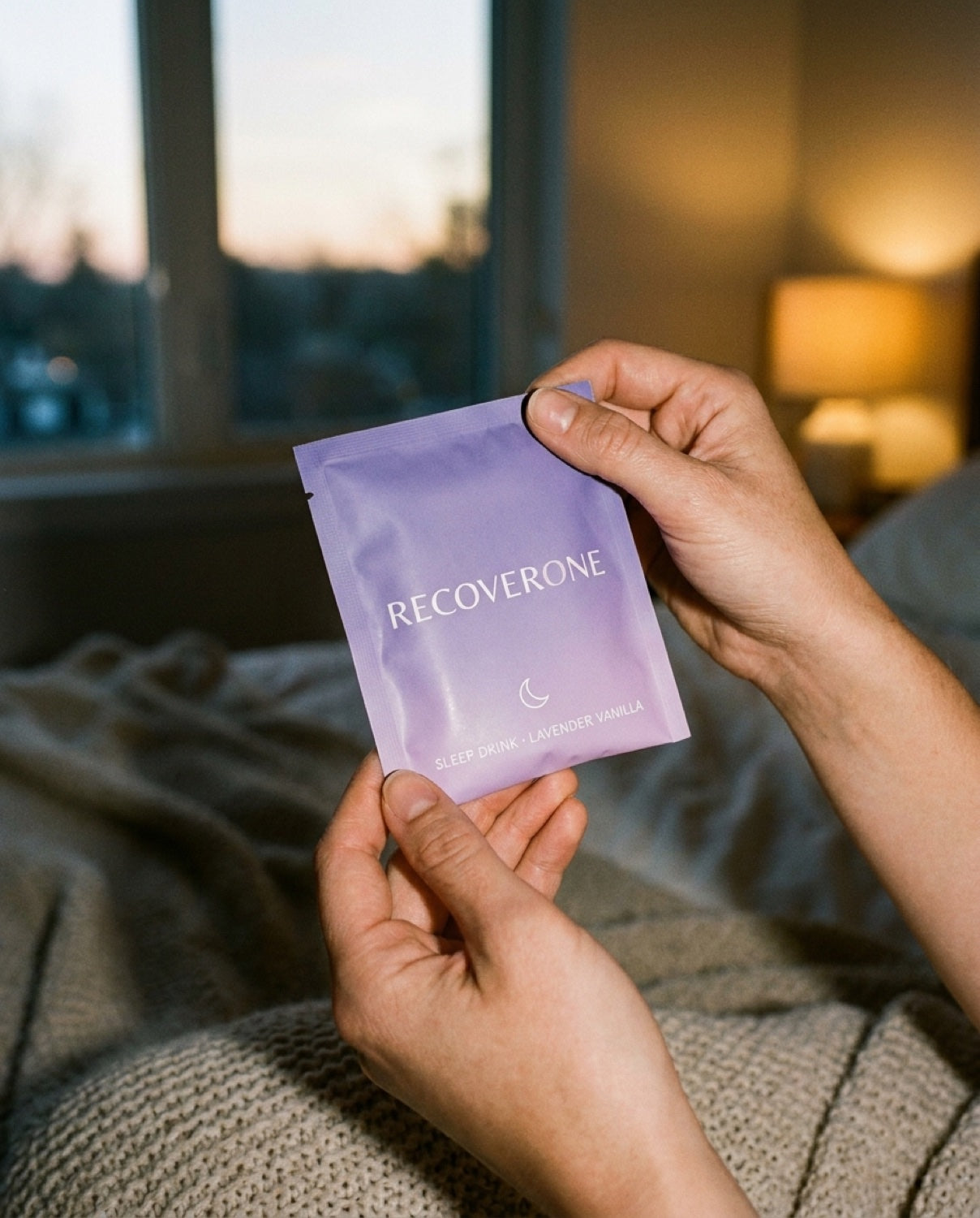 Recoverone Sleep Drink Sachet in Hand